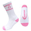 Shamrock Sports Socks in White & Pink