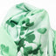 Shamrock Sprig Fashion Scarf in Green & White