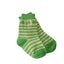 Shamrock Stripe Baby Socks in Yellow & Green