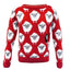 Sheep All Over Kids Jumper in Red