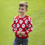 Sheep All Over Kids Jumper in Red