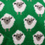 Sheep All Over Print Knit Jumper in Green