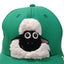 Sheep Baseball Cap in Emerald Green