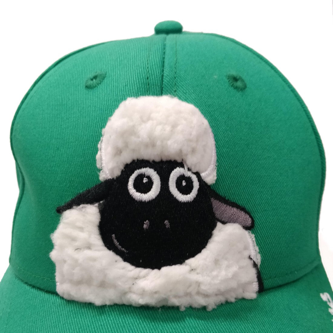 Sheep Baseball Cap in Emerald Green