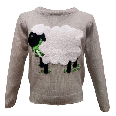 Sheep Kids Jumper in Grey