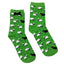 Sheep Ladies Bow Socks in Lime