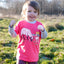 Sheep & Lamb Kids T-shirt in Pink Sherbert