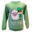 Sheep Leprechaun Kids Sweatshirt in Green Grindle