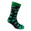 Sláinte Bring Me a Drink Socks in Black & Green