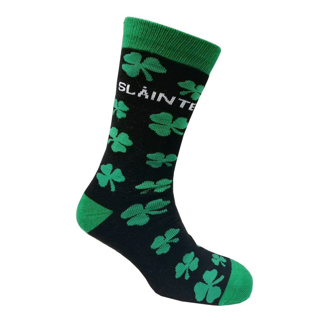 Sláinte Bring Me a Drink Socks in Black & Green