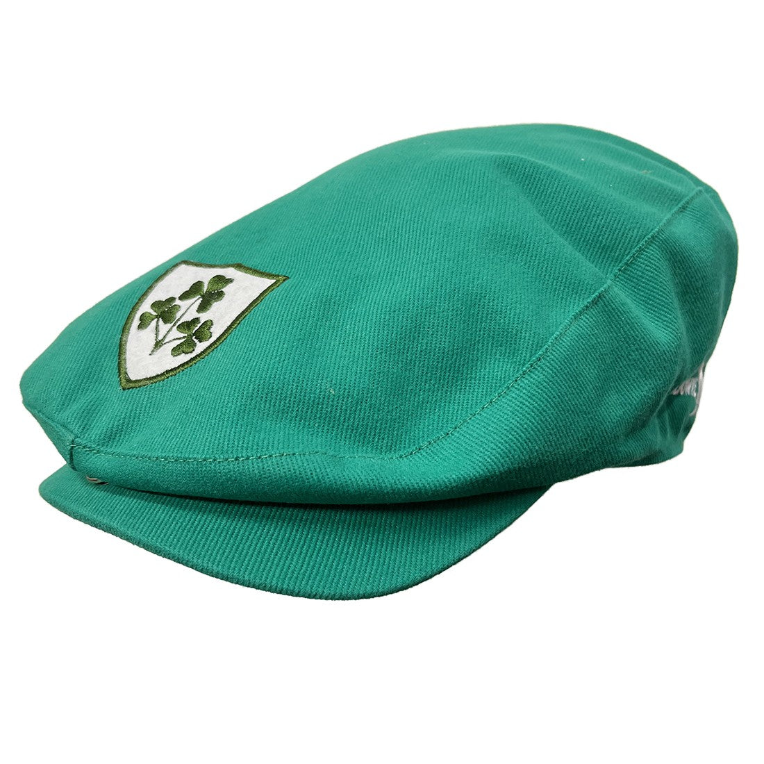 Three Shamrocks Adult Flat Cap in Emerald