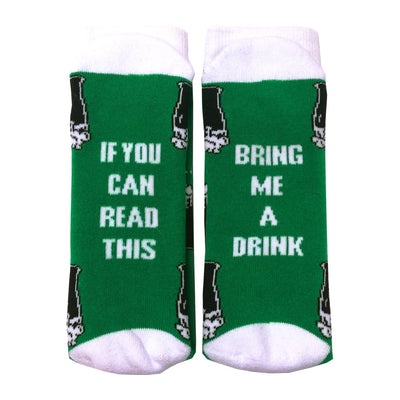 Traditional Craft Green Overall Pint Bring Me A Drink Socks