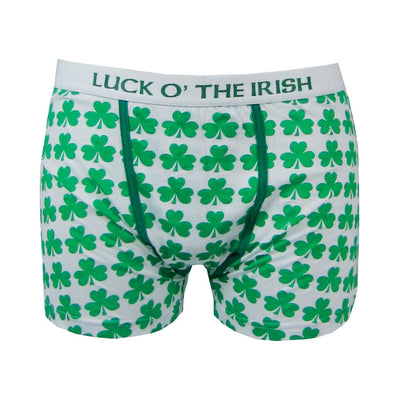 Traditional Craft White/ Green Shamrock Boxer