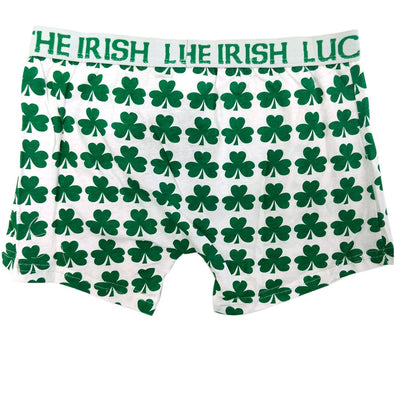 Traditional Craft White/ Green Shamrock Boxer
