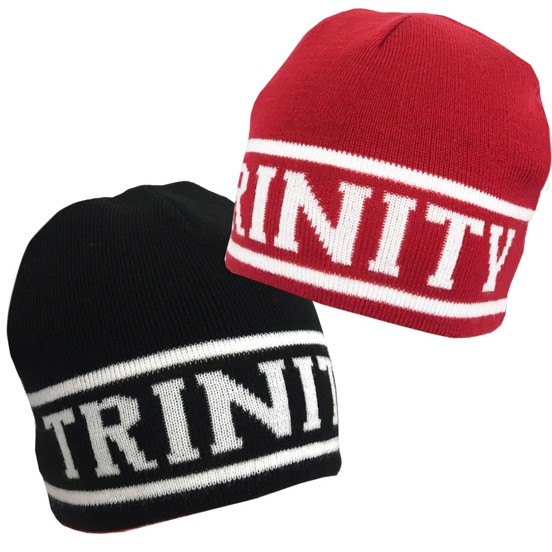 Trinity College Dublin Black/ Red Reversible Knit Hat