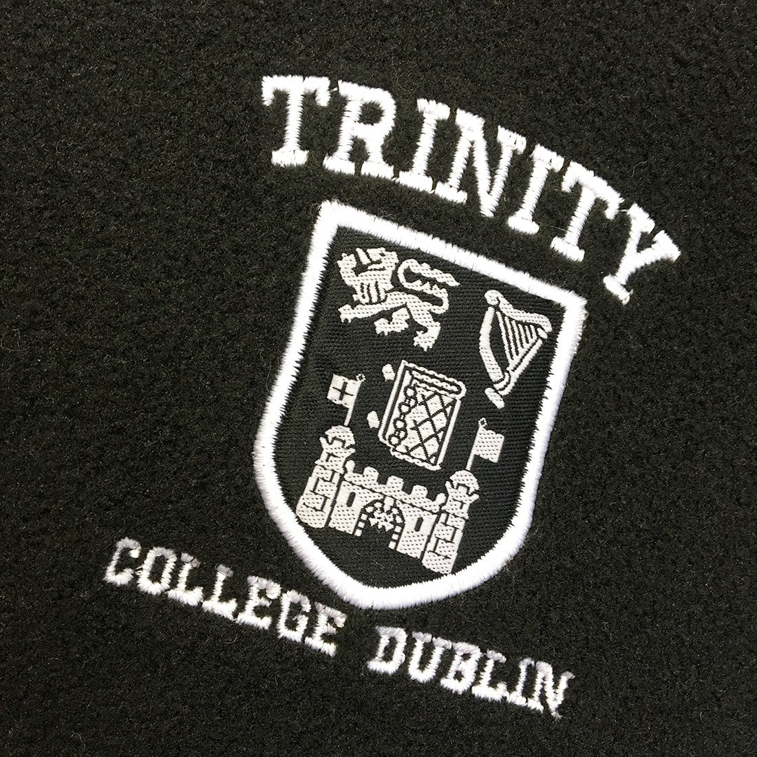 Trinity College Dublin Black Sport Fleece Jacket