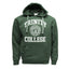 Trinity College Dublin Bottle Green/ White Crest Hoodie