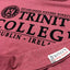 Trinity College Dublin Burgundy Marl Flock T-shirt