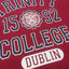 Trinity College Dublin Burgundy/ Navy 1592 Sweatshirt