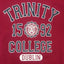 Trinity College Dublin Burgundy/ Navy 1592 Sweatshirt