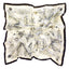 Trinity College Dublin Cream/ Black Silk Scarf