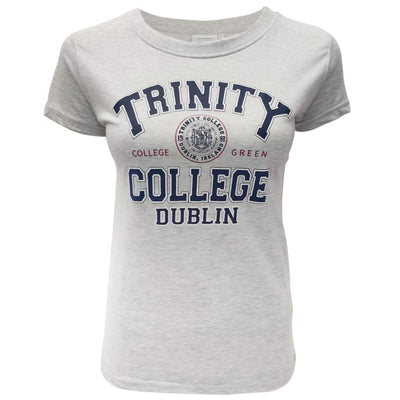 Trinity College Dublin Grey Ladies T-shirt