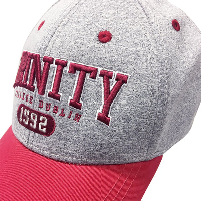 Trinity College Dublin Grey Marl/ Burgundy 1592 Baseball Cap