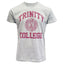 Trinity College Dublin Grey marl/ Burgundy Crest T-shirt