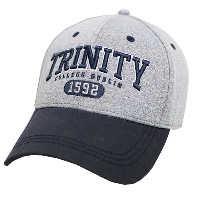 Trinity College Dublin Grey Marl / Navy 1592 Baseball Cap