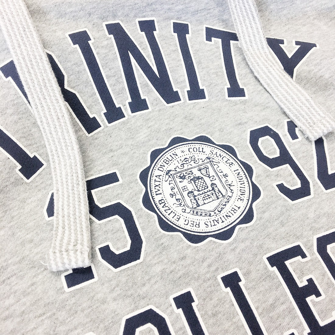 Trinity College Dublin Grey Marl/ Navy 1592 Hoodie