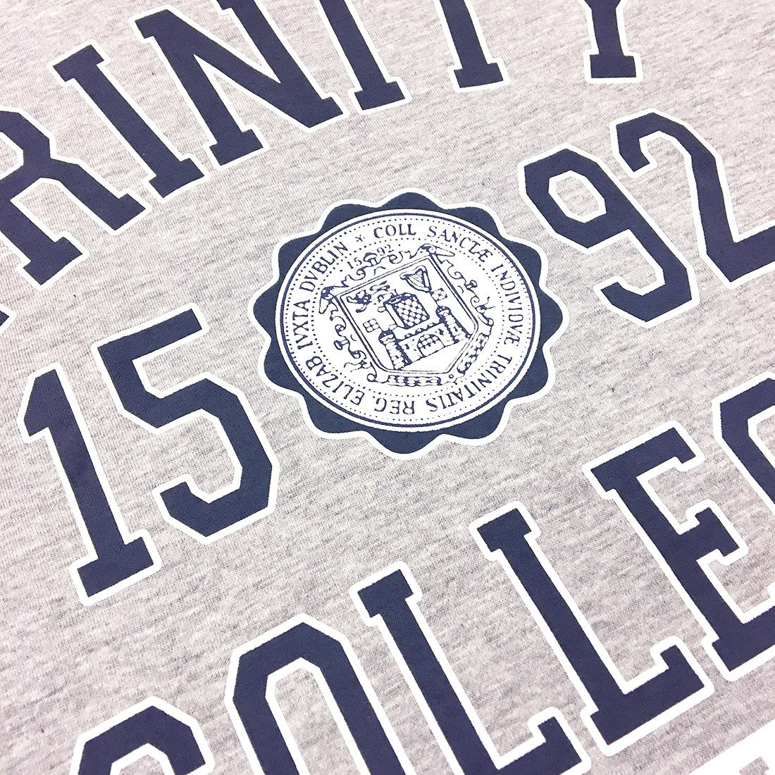 Trinity College Dublin Grey/ Navy 1592 T-shirt