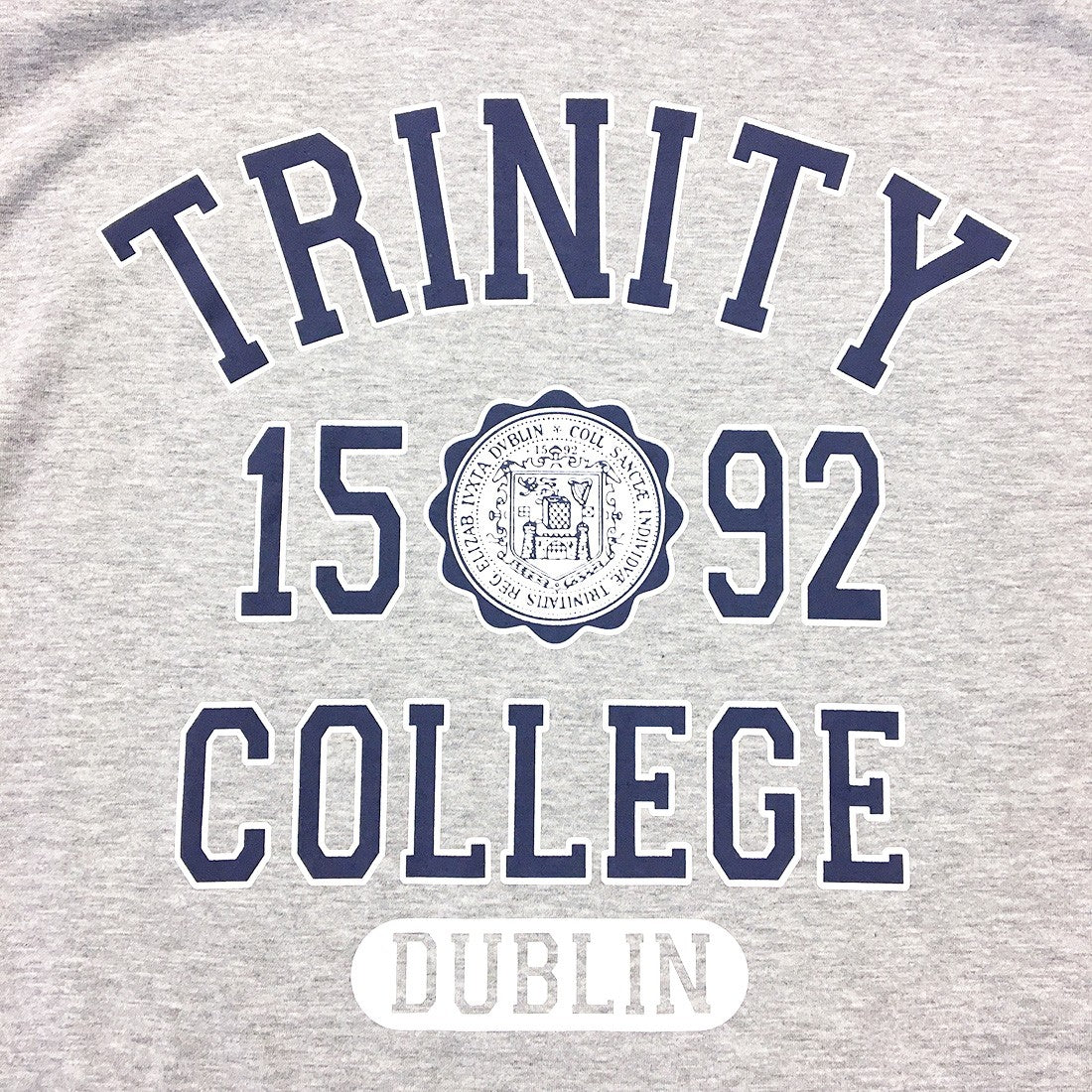 Trinity College Dublin Grey/ Navy 1592 T-shirt