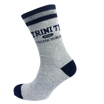 Trinity College Dublin Grey/ navy Sock