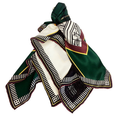 Trinity College Dublin Long Room Architect Silk Scarf