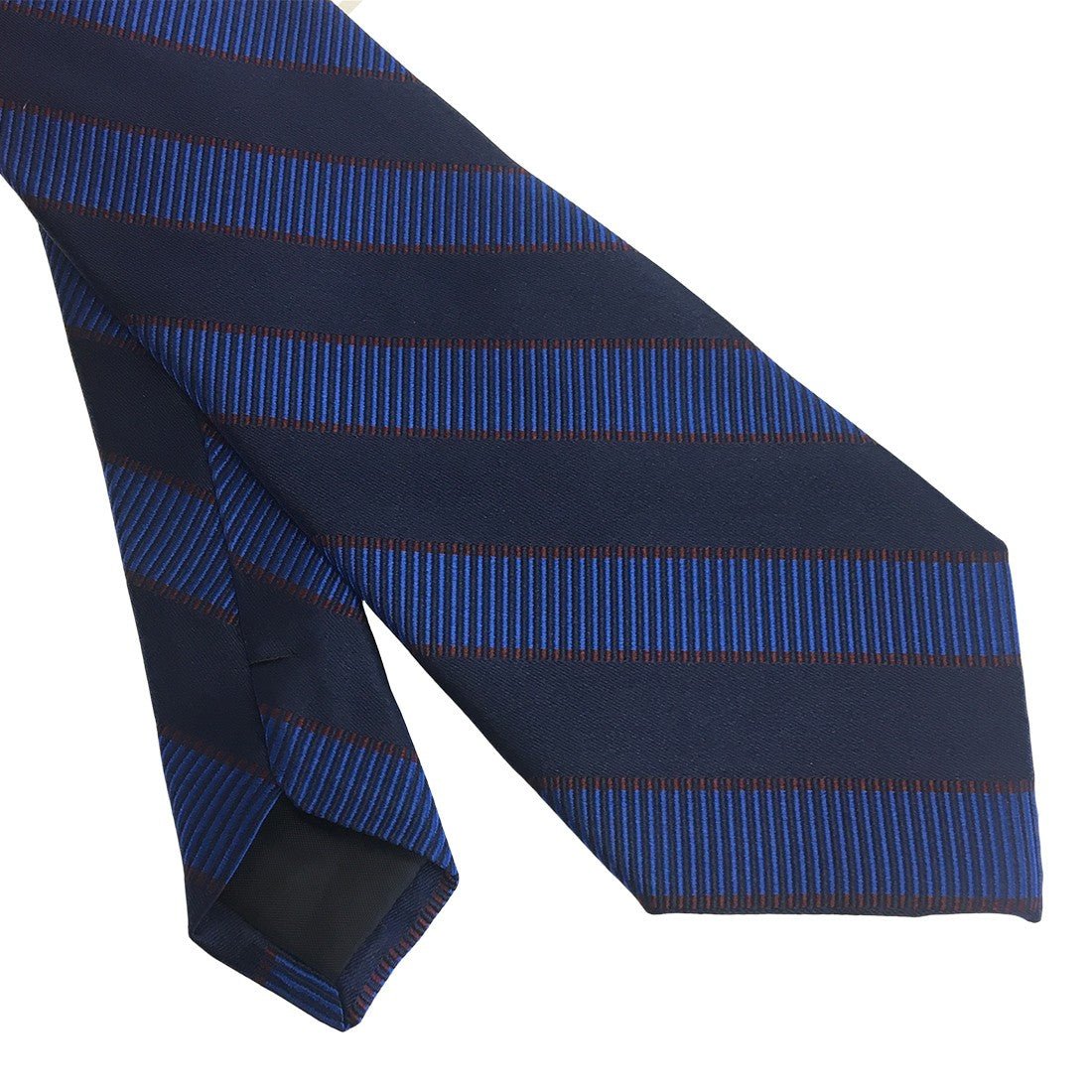 Trinity College Dublin Navy/ Blue Stripe Silk Tie