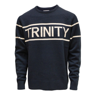 Trinity College Dublin Navy/ Natural Knitted Jumper