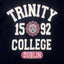 Trinity College Dublin Navy/ Pink 1592 Ladies T-shirt