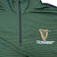 uinness 1/4 Zip Performance Top in Black & Bottle Green