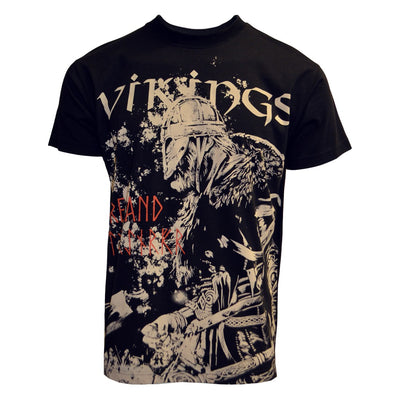 Ireland ‘Viking’ Mens T-Shirt in Black