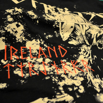 Ireland ‘Viking’ Mens T-Shirt in Black