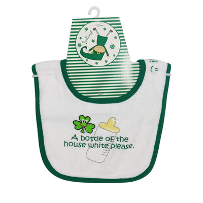 White Bottle Of House White Bib