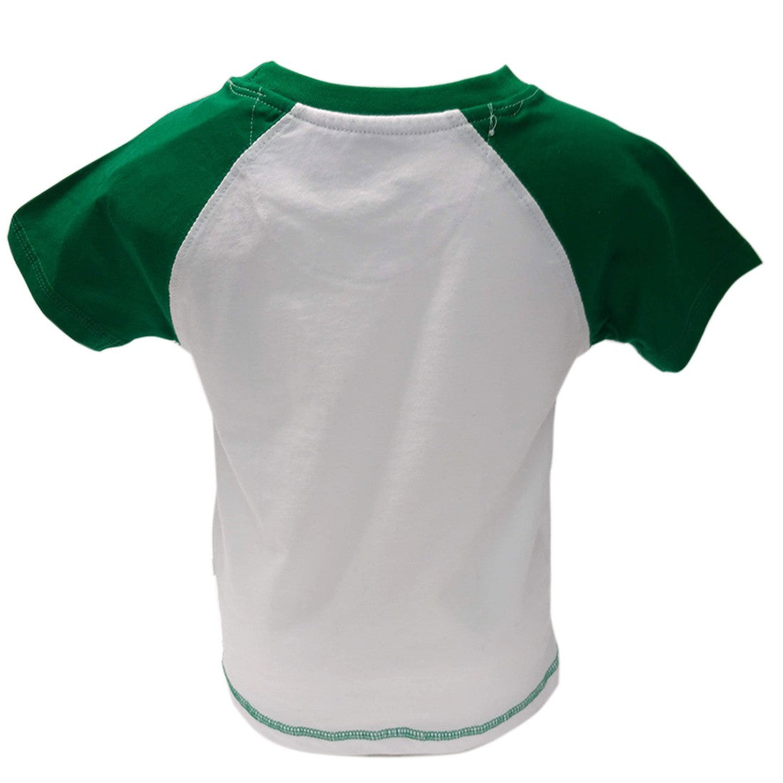 White/ Emerald Green Sheep Ireland Raglan Kids T-shirt