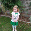 White Overall shamrock Leggings