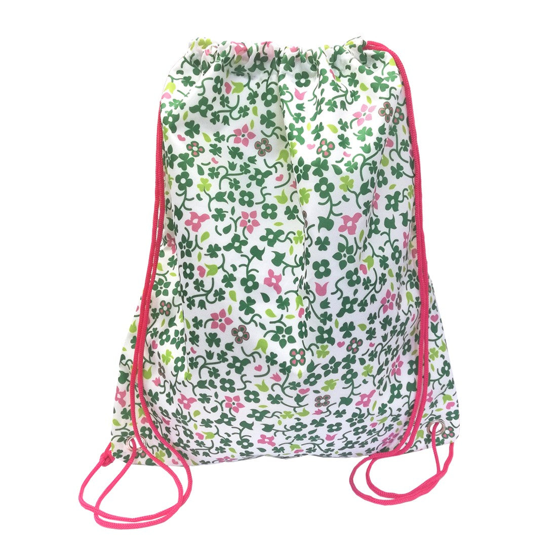 White/ Pink Shamrock Kids Bag & Journal