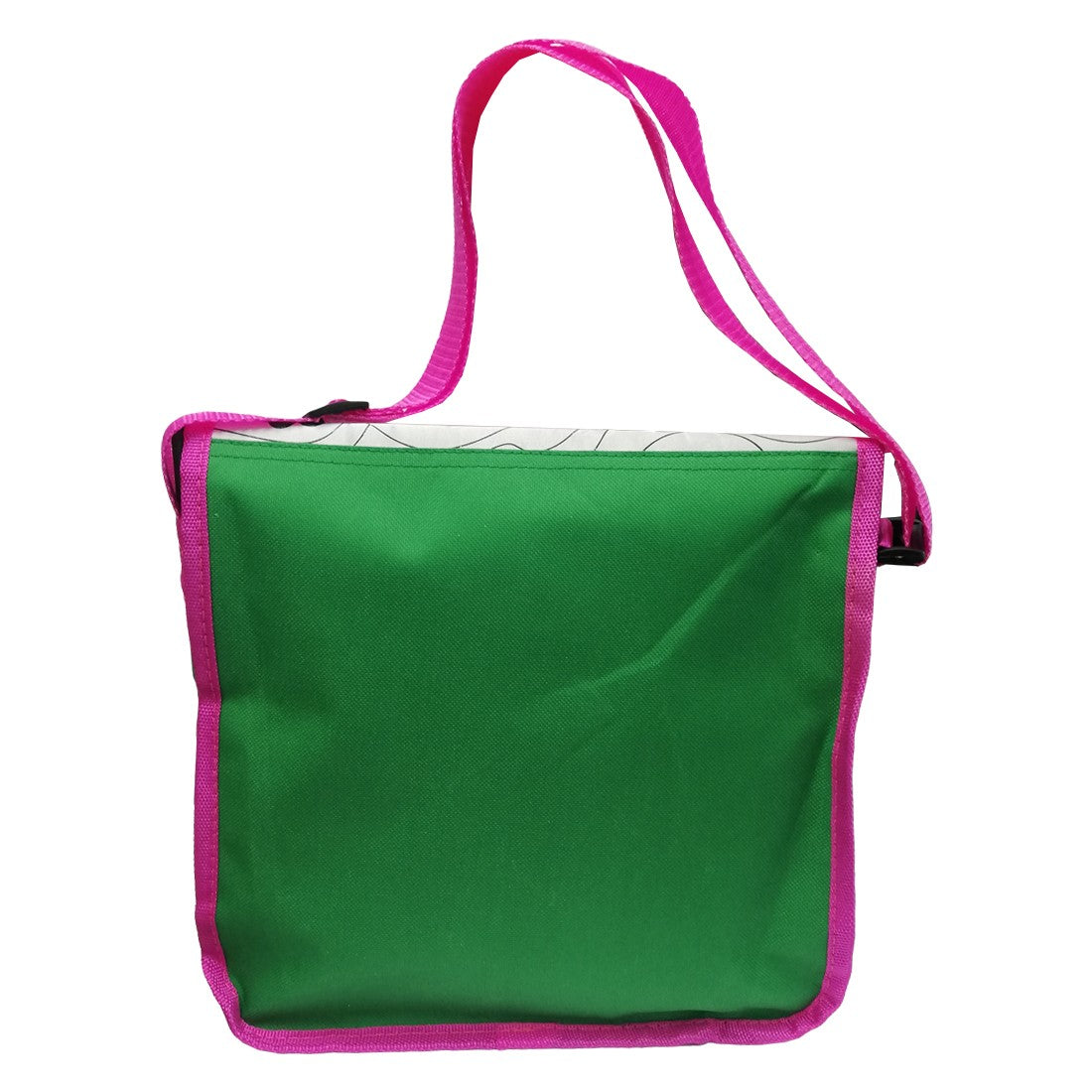 White/ Pink Shamrocks Colour Me Bag
